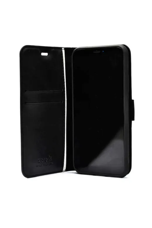 Techaks T24386-TCHS Galaxy A04S Kılıf Zore Kar Deluxe Kapaklı Kılıf - Gold