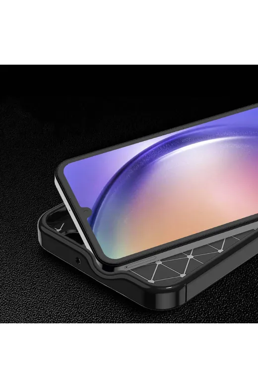 Techaks T30205-TCHS Galaxy A15 Kılıf Zore Negro Silikon Kapak - Siyah