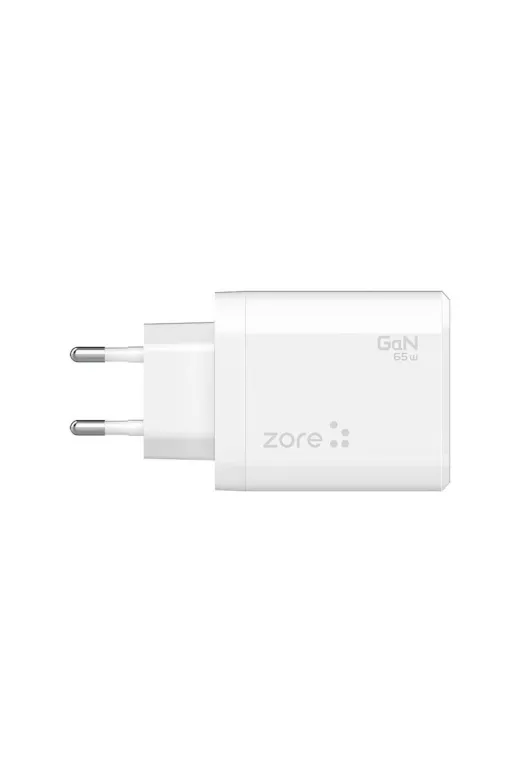Techaks T31587-TCHS Always-01 Gan Tech Type-C Pd4.0 Usb-A Qc3.0 Hızlı Şarj Özellikli Seyahat Şarj Başlığı 65W - Bey