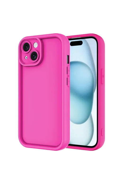 Techaks T31844-TCHS Iphone 13 Kılıf Kamera Korumalı Zore Ananas Kapak - Koyu Yeşil