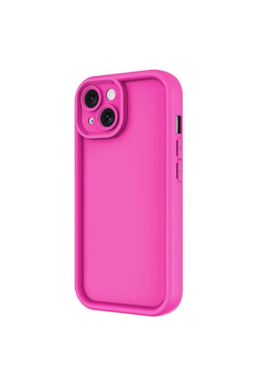Techaks T31844-TCHS Iphone 13 Kılıf Kamera Korumalı Zore Ananas Kapak - Koyu Yeşil