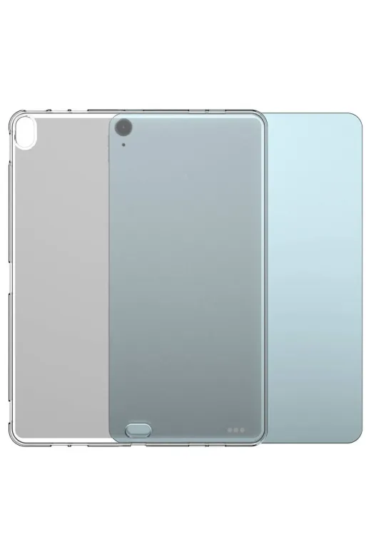 Techaks T32831-TCHS Ipad Air 13 2024 Kılıf Zore Tablet Süper Silikon Kapak - Şeffaf