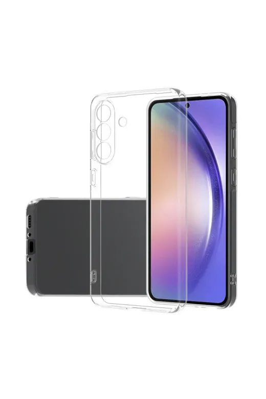 Techaks T35292-TCHS Galaxy A26 Kılıf Zore Süper Silikon Kapak - Şeffaf