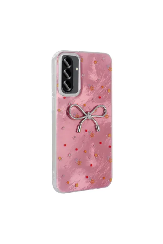 Techaks T36572-TCHS Galaxy A36 Kılıf Kamera Korumalı Figürlü Ponti Esnek Silikon Kapak - Beyaz