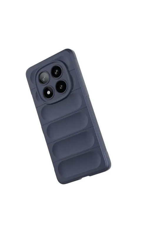 Techaks T36828-TCHS Poco X7 Kılıf Esnek Tpu Oyuklu Arka Yüzey Tasarımlı Tchs Etnik Silikon Kapak - Koyu Yeşil