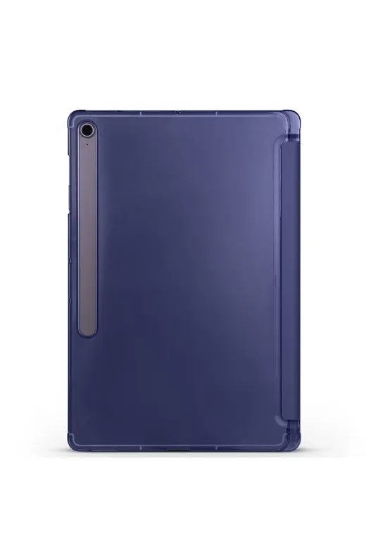 Techaks T37677-TCHS Galaxy Tab S10 Fe Plus Tchs Smart Cover Kalem Bölmeli Standlı 1-1 Kılıf - Pembe