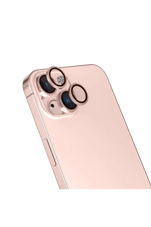 Techaks T38297-TCHS Iphone 13 Tchs Mikro Kamera Lens Koruyucu - Rose Gold