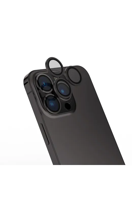 Techaks T38300-TCHS Iphone 16 Pro Tchs Mikro Kamera Lens Koruyucu - Gümüş
