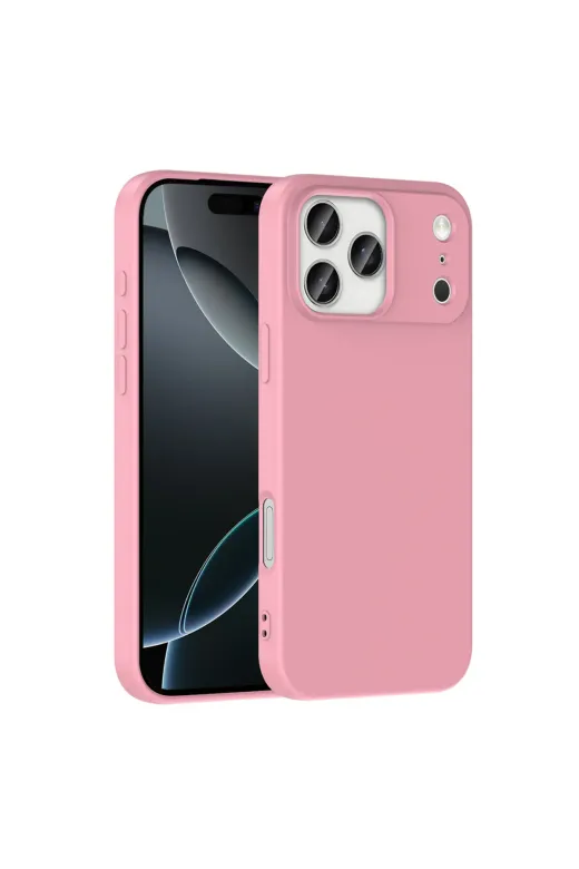 Techaks T38652-TCHS Iphone 17 Pro Max Kılıf Kamera Korumalı İçi Kadife Lansman Yumuşak Dokulu Kapak Mara - Lila