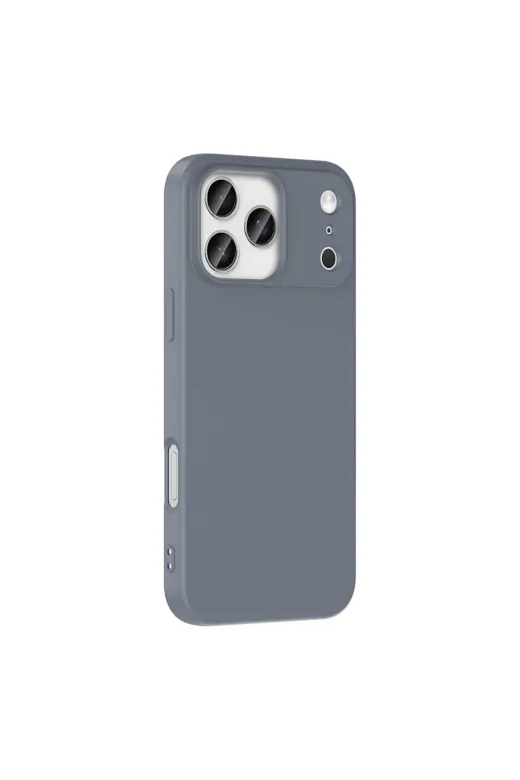 Techaks T38652-TCHS Iphone 17 Pro Max Kılıf Kamera Korumalı İçi Kadife Lansman Yumuşak Dokulu Kapak Mara - Lila