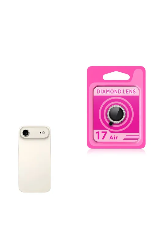 Techaks T38749-TCHS Iphone 17 Air Zore Cl-06 Kamera Lens Koruyucu - Gold