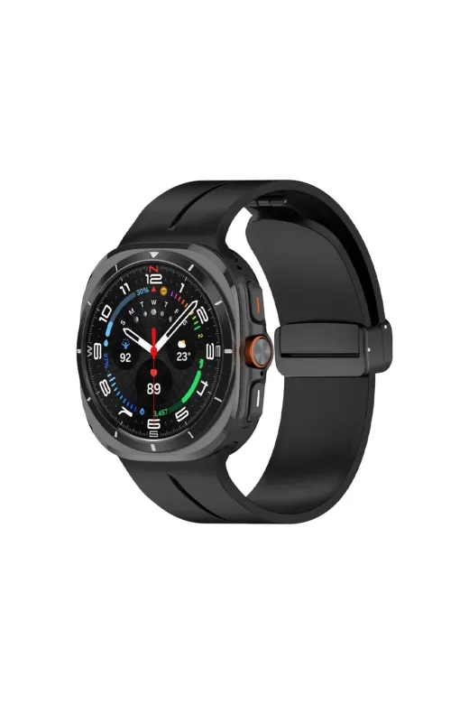 Techaks T39040-TCHS Galaxy Watch 8 44Mm Krd-84 22Mm Silikon Kordon - Siyah