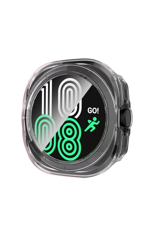 Techaks T39045-TCHS Galaxy Watch 8 Ultra Kasa Ve Ekran Koruyucu Watch Gard 40 Tchs - Şeffaf