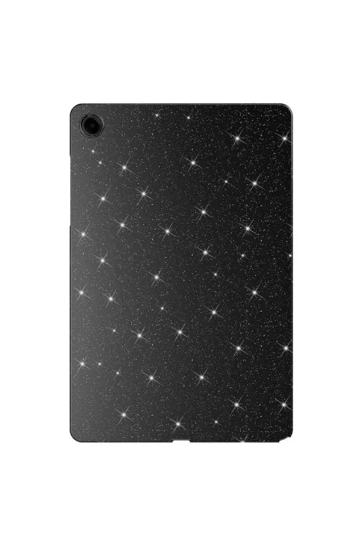 Techaks T39060-TCHS Galaxy Tab S10 Lite Simli Parlak Görünümlü Zore Tablet Koton Kılıf - Derin Mor