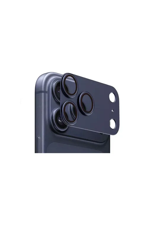 Techaks T39864-TCHS Iphone 17 Pro Max Zore Cl-20 Kamera Lens Koruyucu - Lacivert