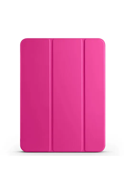 Techaks T39989-TCHS Ipad Pro 11 2025 M5 Zore Smart Cover Kalem Bölmeli Standlı 1-1 Kılıf - Pembe Koyu