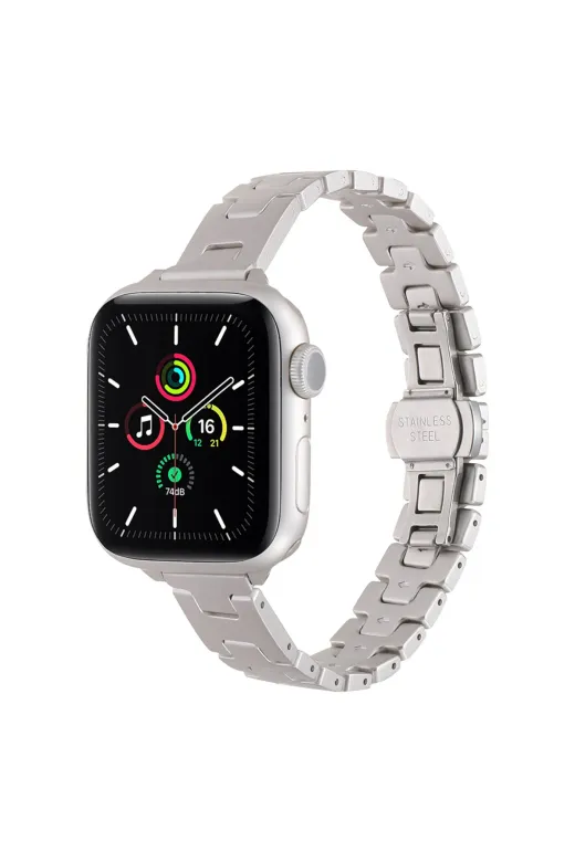 Techaks T40135-TCHS Watch 7 45Mm Tchs Krd-150 Metal Kordon Strap Kayış - Gümüş