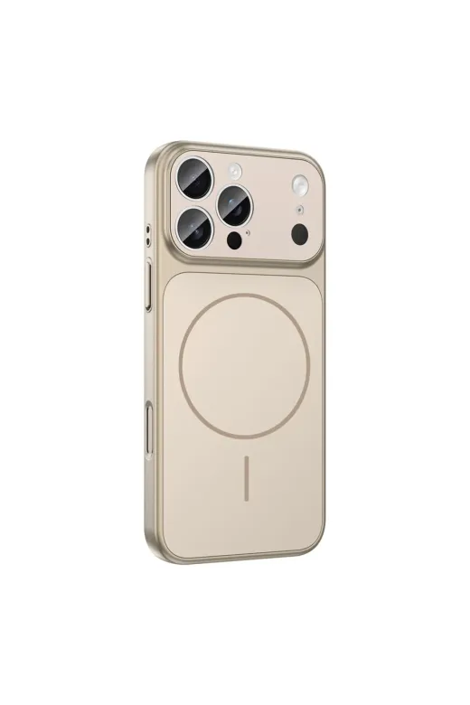 Techaks T40153-TCHS Iphone 14 Pro Kılıf Tchs M-Safe Şarj Özellikli Kamera Korumalı Formen Kapak - Gri