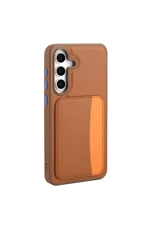 Techaks T40466-TCHS Galaxy A26 Kılıf Kartlıklı Tchs X-Kart Silikon Kapak - Lacivert