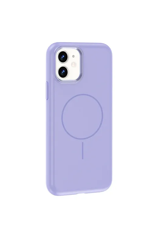 Techaks T40638-TCHS Iphone 11 Kılıf M-Safe Şarj Özellikli Metal Kamera Çerçeveli Tchs Edi Silikon Kapak - Rose Gold