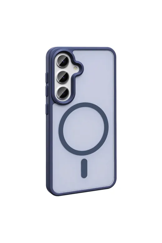 Techaks T40841-TCHS Galaxy S26 Plus Kılıf M-Safe Şarj Özellikli Mat Arka Yüzey Zore Sio Kapak - Siyah