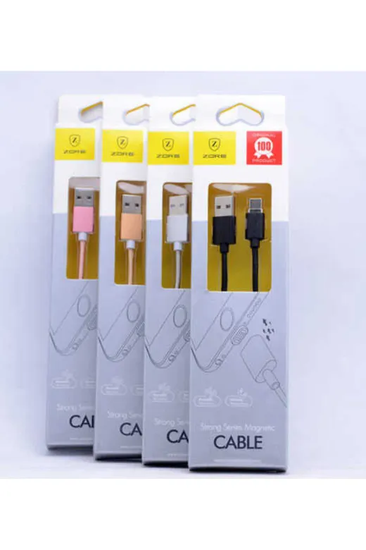Techaks T5067-TCHS Gold Metal Manyetic Uçlu Lightning Usb Kablo-Zore