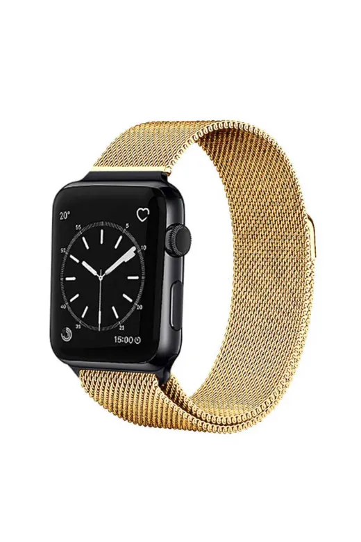 Techaks TCHS-11063 Watch 44Mm Uyumlu Krd-01 Metal Zore Kordon-Gold
