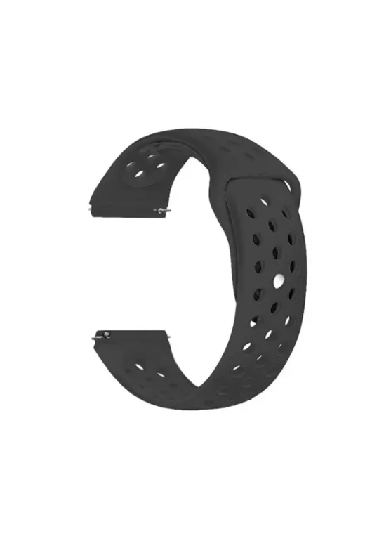 Techaks TCHS-11847 Galaxy Watch 46Mm (22Mm) Krd-02 Uyumlu Zore Kordon-Siyah