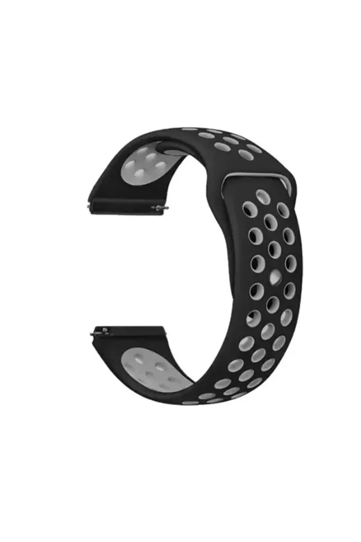 Techaks TCHS-11847 Galaxy Watch 46Mm (22Mm) Krd-02 Uyumlu Zore Kordon-Siyah-Gri