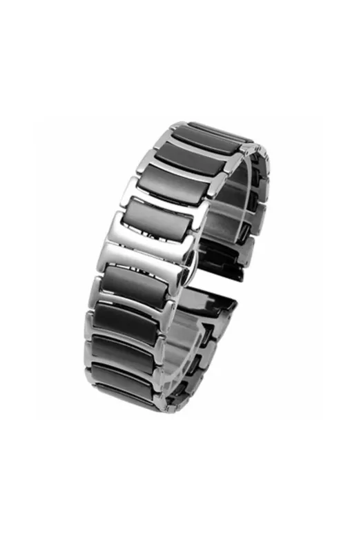 Techaks TCHS-13631 Galaxy Watch 42Mm (20Mm) Seramik Metal Zore Kordon-Beyaz-Gold