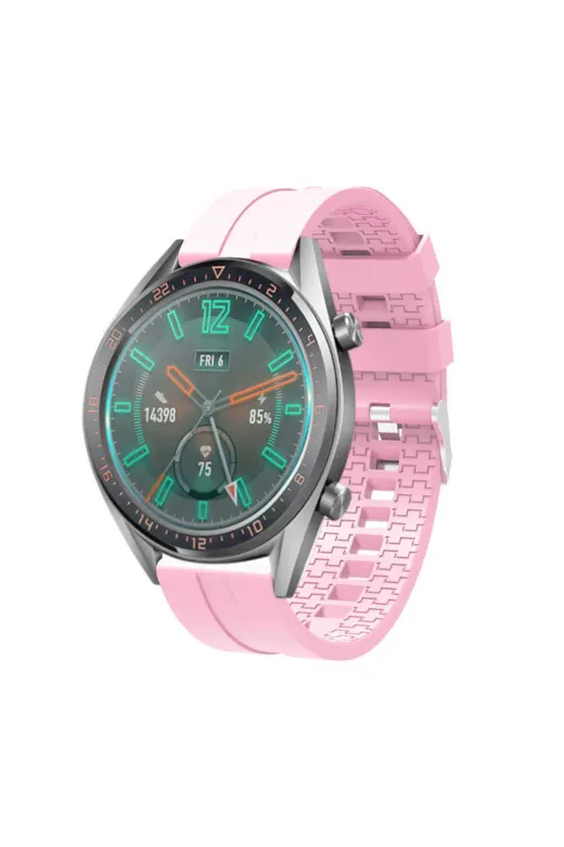 Techaks TCHS-13734 Huawei Gt2 46Mm Krd-23 Uyumlu Zore Kordon-Pembe