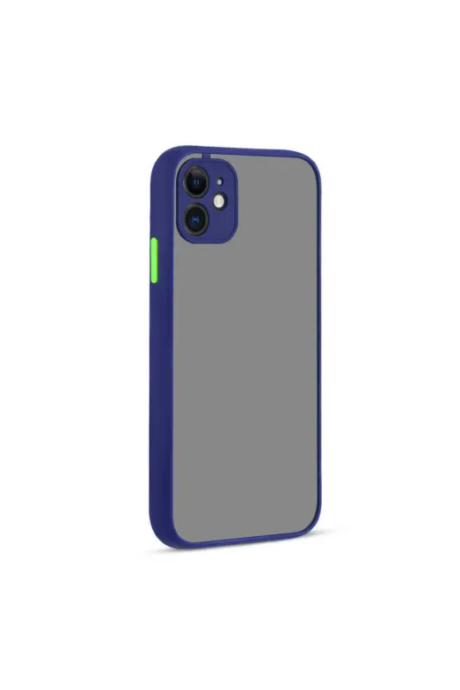 Techaks TCHS-14533 Iphone 11 Uyumlu Zore Hux Kılıf-Lacivert