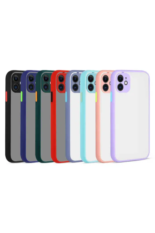 Techaks TCHS-14533 Iphone 11 Uyumlu Zore Hux Kılıf-Lacivert