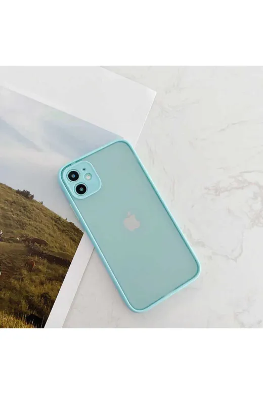 Techaks TCHS-14534 Iphone 11 Pro Uyumlu Zore Hux Kılıf-Turkuaz