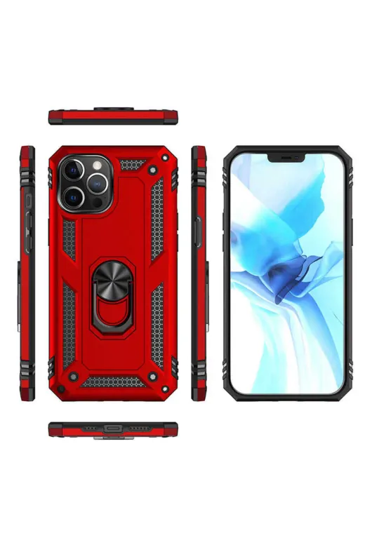Techaks TCHS-14730 Iphone 12 Pro Max Uyumlu Zore Vega Kılıf-Gold
