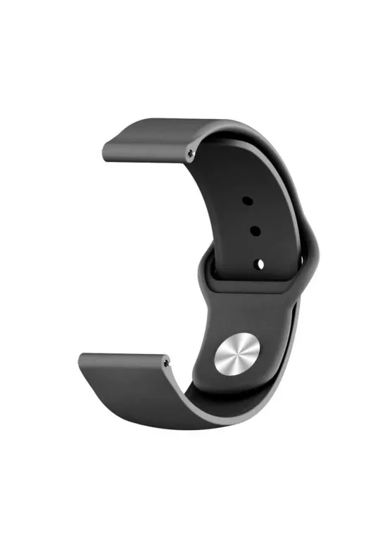 Techaks TCHS-14755 Galaxy Watch 42Mm Krd-11 20Mm Uyumlu Zore Kordon-Siyah
