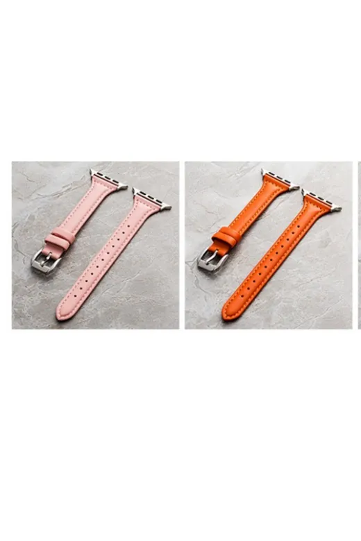 Techaks TCHS-15353 Watch 40Mm Uyumlu Krd-28 Deri Zore Kordon-Kahverengi