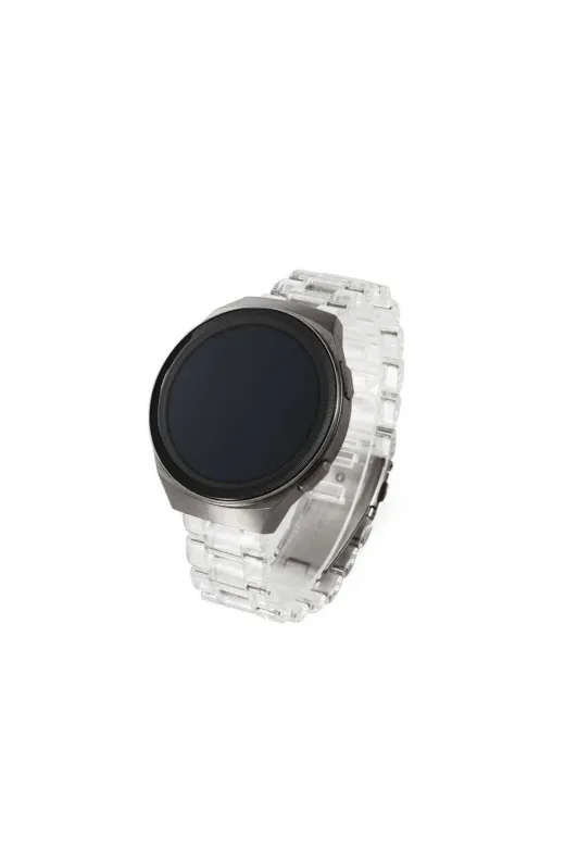 Techaks TCHS-15766 Galaxy Watch Active 2 44Mm Uyumlu Krd-27 20Mm Zore Kordon-Sarı