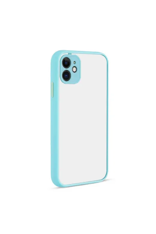 Techaks TCHS-16086 Iphone 12 Mini Uyumlu Zore Hux Kılıf-Turkuaz