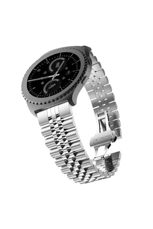 Techaks TCHS-16336 Galaxy Watch Active 2 44Mm Uyumlu Krd-36 20Mm Metal Zore Kordon-Gold