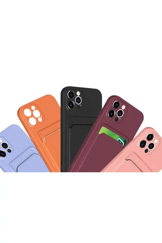 Techaks TCHS-16888 Iphone 12 Pro Max Uyumlu  Ofix Kılıf-Koyu Turuncu