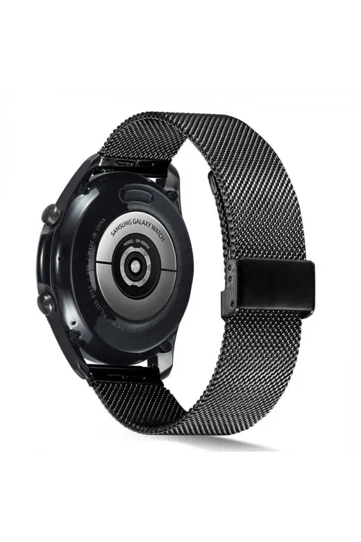 Techaks TCHS-17300 Galaxy Watch 46Mm Uyumlu Krd-45 22Mm Metal Zore Kordon-Mavi
