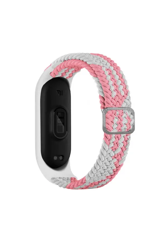 Techaks TCHS-18937 Xiaomi Mi Band 6 Uyumlu Krd-49 Örgü Zore Kordon-Fenjianbai