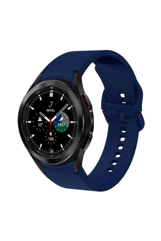 Techaks TCHS-19020 Galaxy Watch 4 40Mm Krd-50 Uyumlu Zore Kordon-Petrol Mavi
