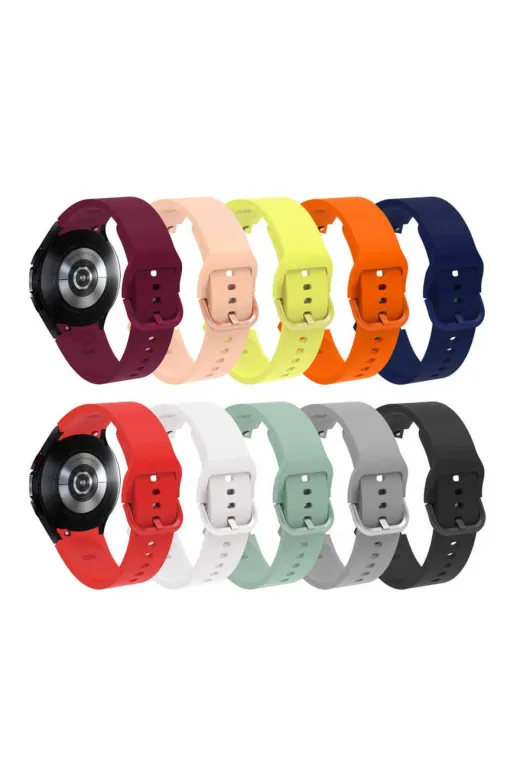 Techaks TCHS-19021 Galaxy Watch 4 44Mm Krd-50 Uyumlu Zore Kordon-Pembe