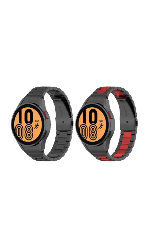 Techaks TCHS-19025 Galaxy Watch 4 44Mm 20Mm Metal Kordon Dönüştürücü Clo- Gümüş
