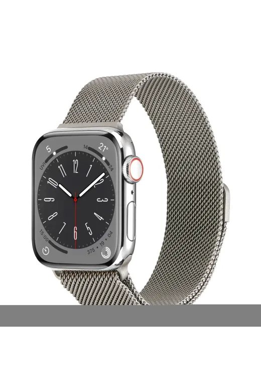 Techaks TCHS-19586 Watch 7 41Mm Uyumlu Krd-01 Metal  Kordon-New Gray