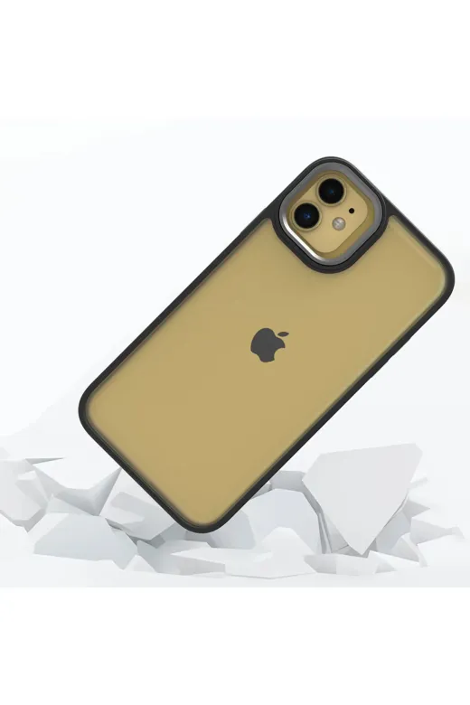 Techaks TCHS-21762 Iphone 11 Uyumlu Zore Flora Kılıf-Rose Gold