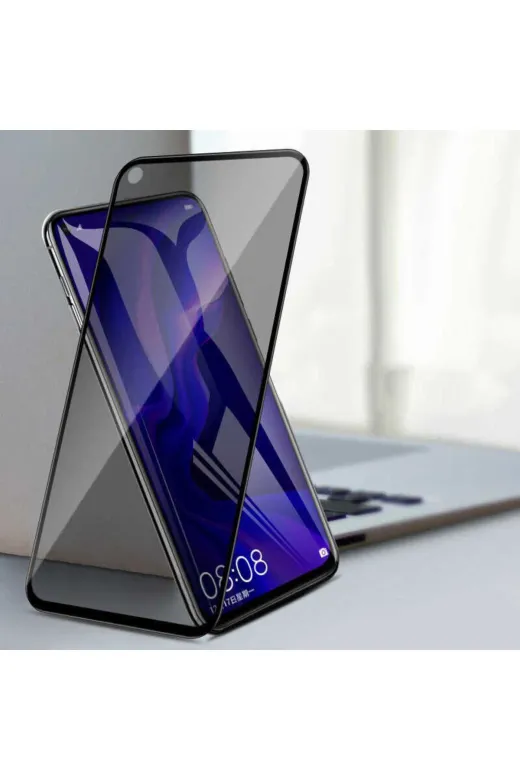 Techaks TCHS-22948 Oppo A96 4G Uyumlu Davin 5D Privacy Cam Zore Ekran Koruyucu