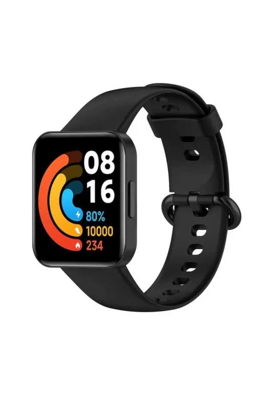 Techaks TCHS-23528 Xiaomi Redmi Watch 2 Lite Uyumlu Klasik Zore Kordon-Siyah